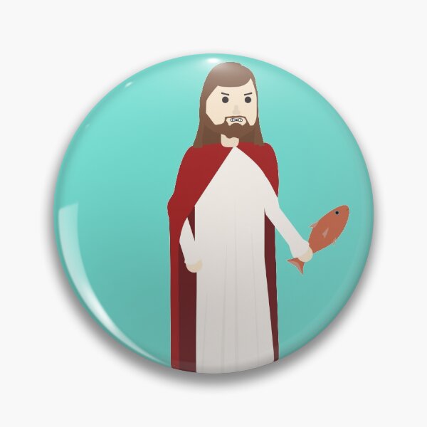 Item preview, Jesus Wielding Fish designed and sold by Mind Drip.