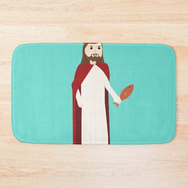 Item preview, Jesus Wielding Fish designed and sold by Mind Drip.