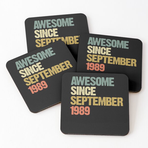 Item preview, Awesome Since September 1989 31st Birthday Gift designed and sold by vomaria.