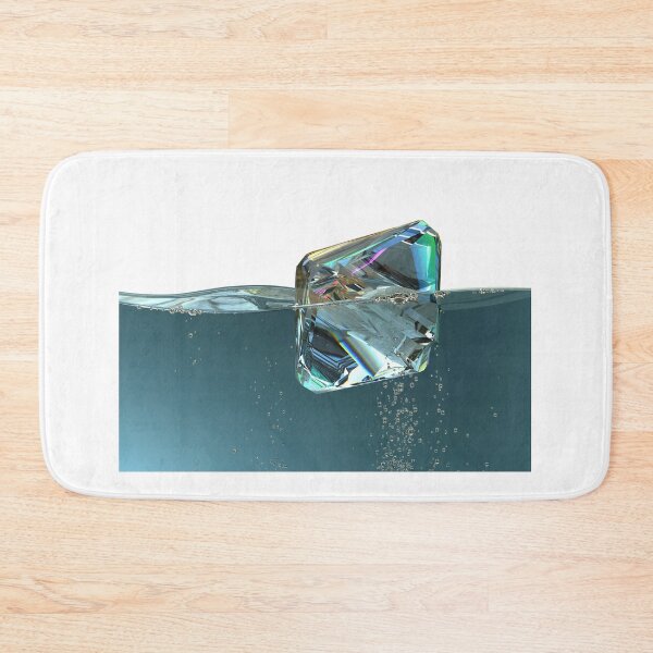 Item preview, Diamond in blue water on white designed and sold by Artem Ogurtsov.