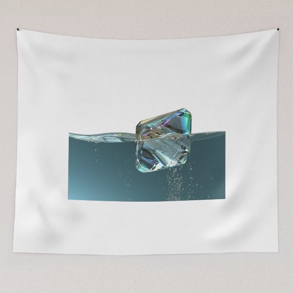 Item preview, Diamond in blue water on white designed and sold by Artem Ogurtsov.