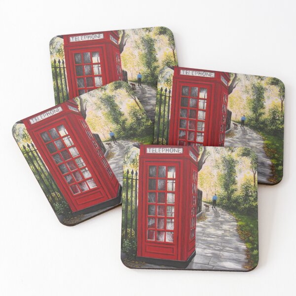 Item preview, The old red phone booth designed and sold by Debra Dickson.