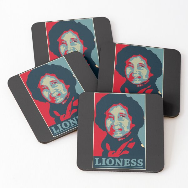 Item preview, Magdalena Leones - Lioness: Shepard Fairey-inspired designed and sold by oddubiquitous.