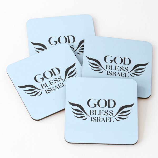 Item preview, God Bless Israel , Black Logo designed and sold by MeLoveIsrael.