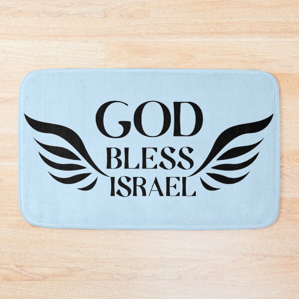 Item preview, God Bless Israel , Black Logo designed and sold by MeLoveIsrael.