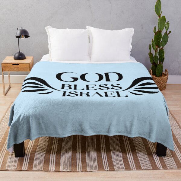 Item preview, God Bless Israel , Black Logo designed and sold by MeLoveIsrael.