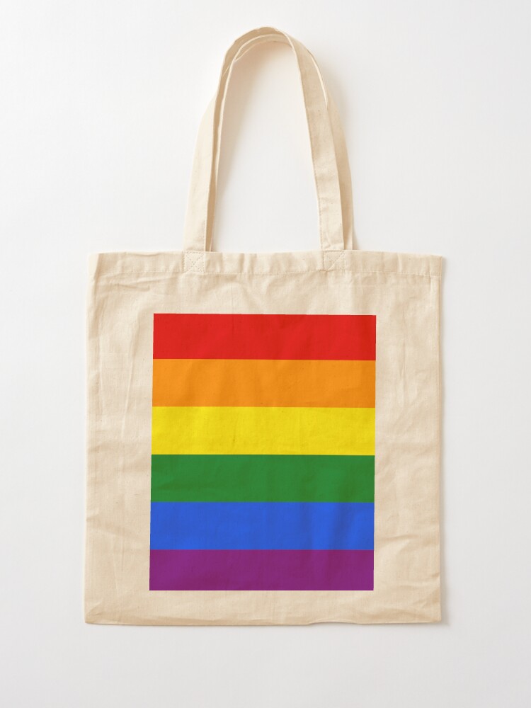 Pride rainbow flag Tote Bag for Sale by ValentinaHramov