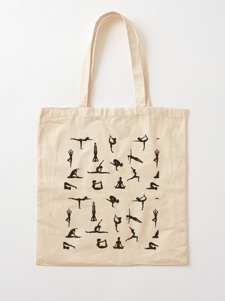 Yoga,meditation pattern.Yoga poses. Tote Bag for Sale by bambino12345678