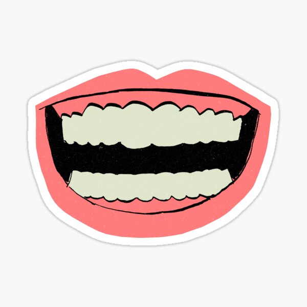 Toothy Grin Sticker
