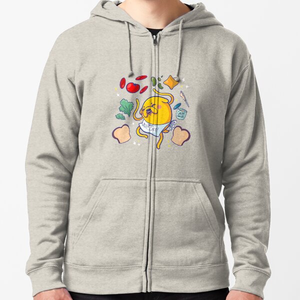 Make a sandwich with jake! Zipped Hoodie