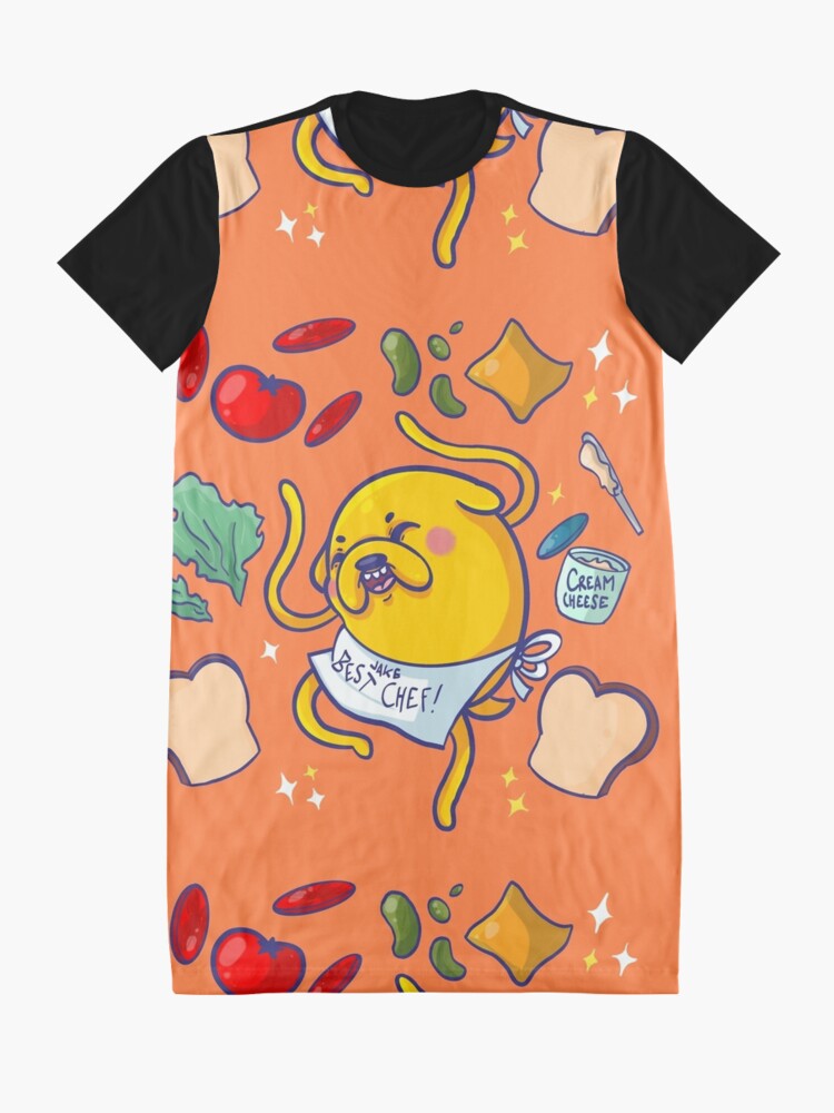 Alternate view of Make a sandwich with jake! Graphic T-Shirt Dress