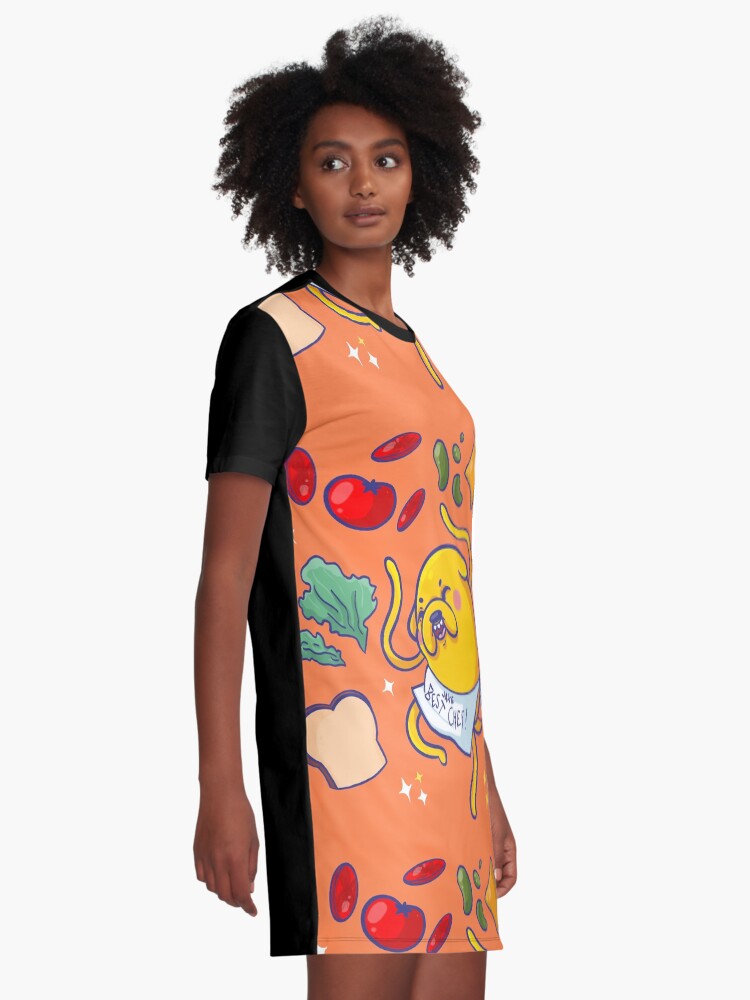 Alternate view of Make a sandwich with jake! Graphic T-Shirt Dress