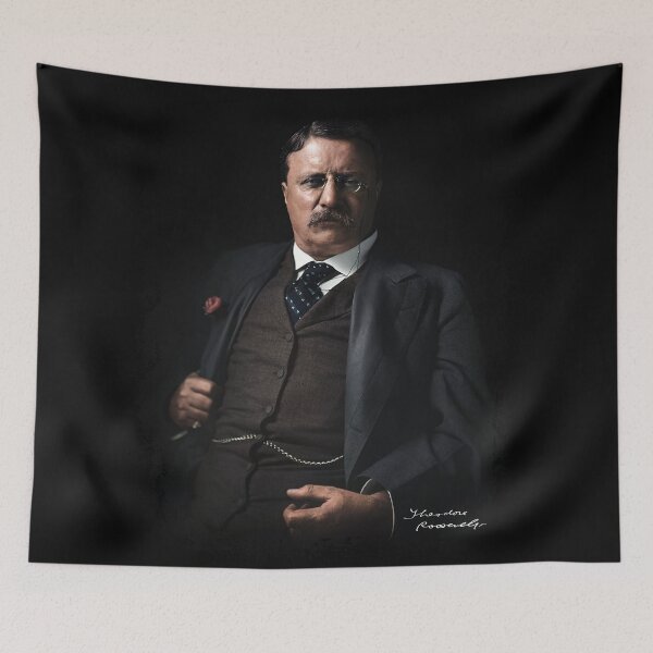 Item preview, Portrait of President Theodore Roosevelt, 1907 colorized designed and sold by KAI-Studio.