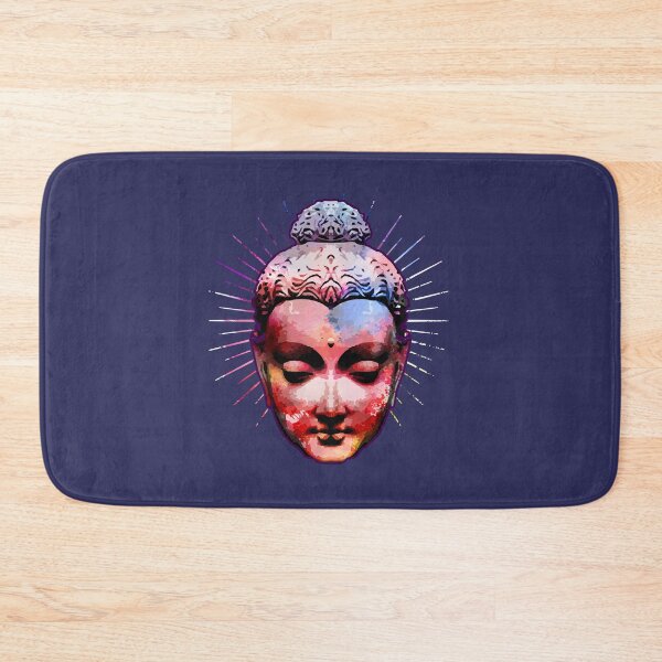 Item preview, Buddha Head Statue Tie Dye Style Beautiful Woman Face designed and sold by alenaz.