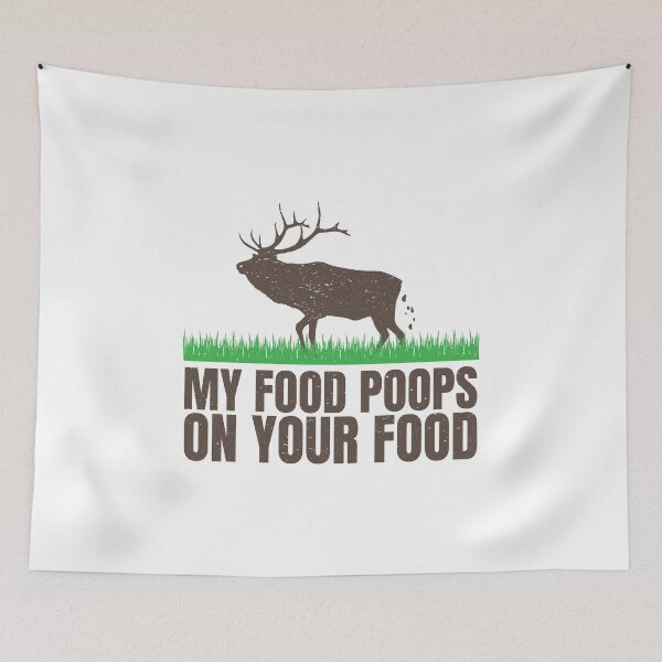 Item preview, My food poops on your food designed and sold by Schmuddelshirt.