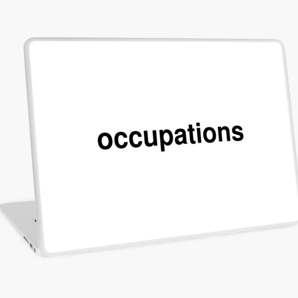 occupations Laptop Skin