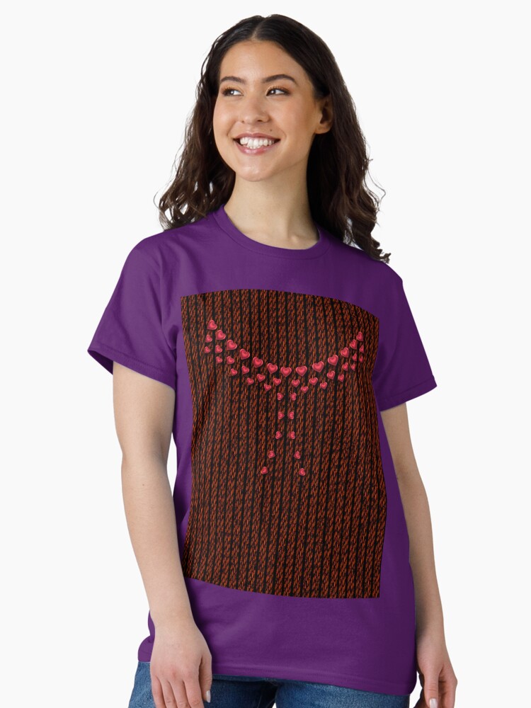 Thumbnail 1 of 7, Classic T-Shirt, Love & Love Necklace designed and sold by Vk91.