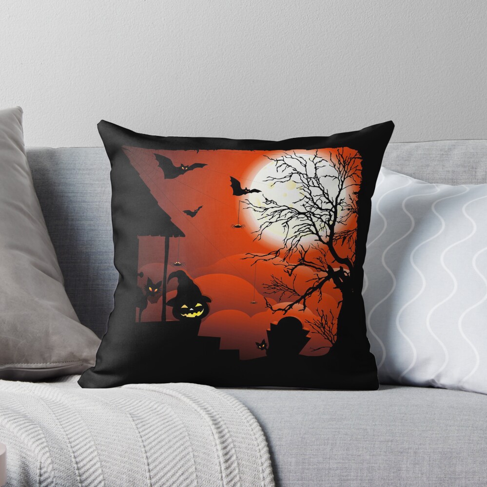 Item preview, Throw Pillow designed and sold by BluedarkArt.