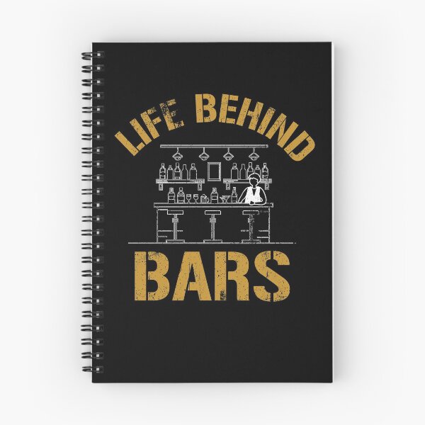 Item preview, Life Behind Bars Funny Bartender Prison Pun Mixologist Gift Gear designed and sold by DynamicDesign.