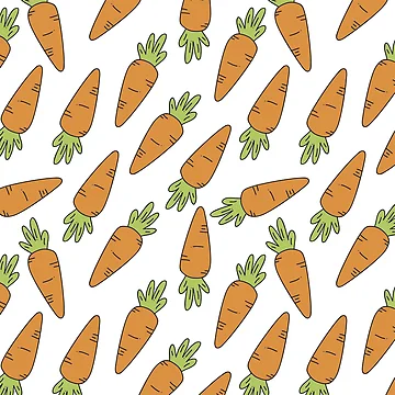 Artwork thumbnail, Carrot Pattern Design by TopMask