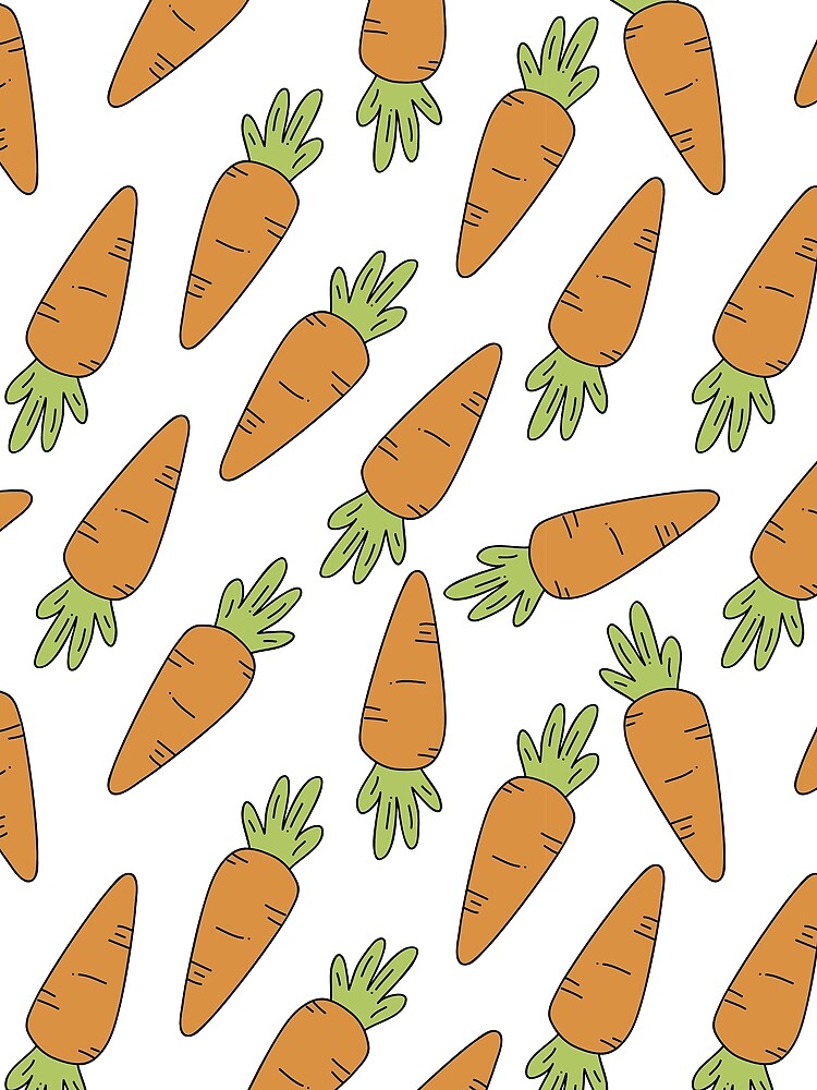 Thumbnail 3 of 3, Scarf, Carrot Pattern Design designed and sold by TopMask.