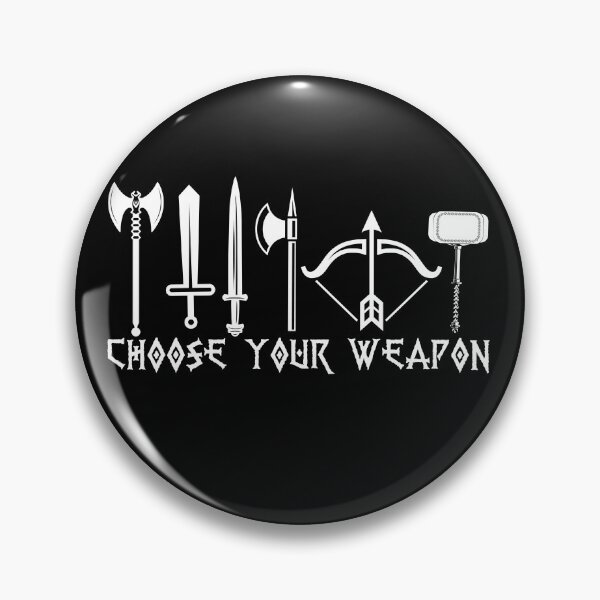 Artikelvorschau, Wählen Sie Ihre Waffe Viking Scandinavian Norse Culture Gear entworfen und verkauft von DynamicDesign.