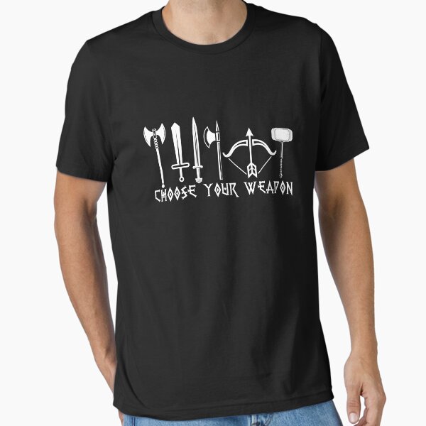 Item preview, Choose Your Weapon Viking Scandinavian Norse Culture Gear designed and sold by DynamicDesign.