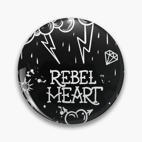 Item preview, Rebel Heart Traditional Tattoo Ink Skater Skull Art designed and sold by TattooZanda.