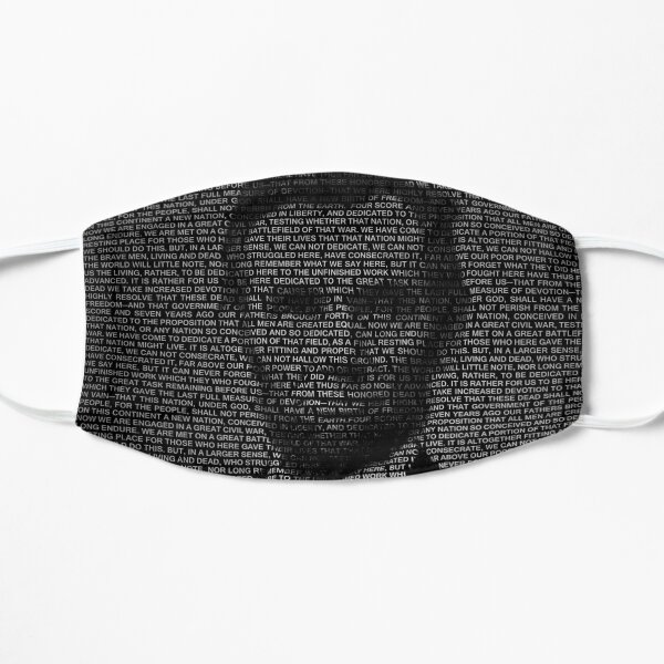 Abraham Lincoln - Gettysburg Address Mask