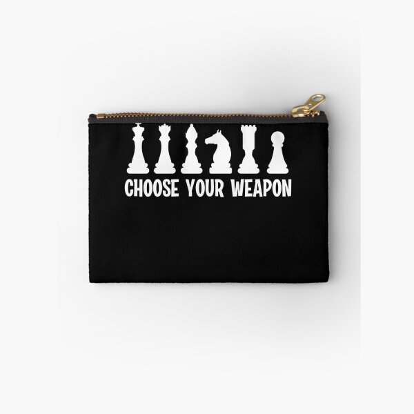 Item preview, Choose Your Weapon Chess Player Chess Game Pieces Gift Gear designed and sold by DynamicDesign.