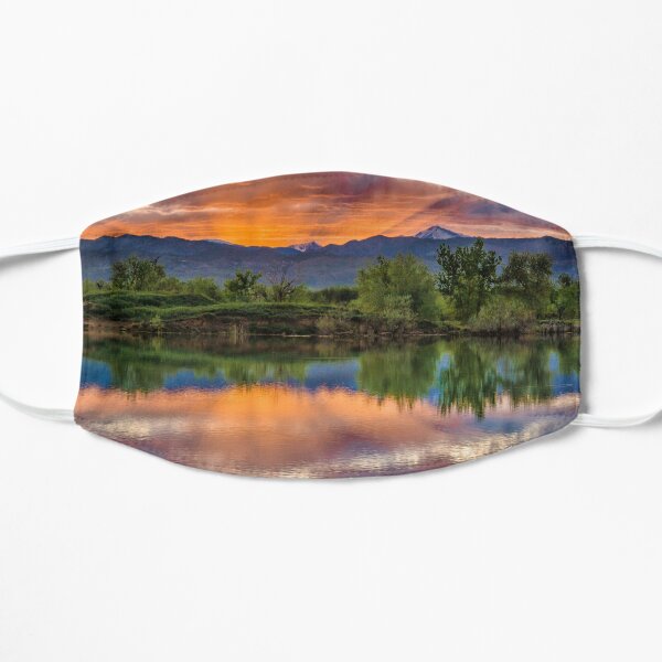 Sunset Sawhill Ponds Paintbrush Mask