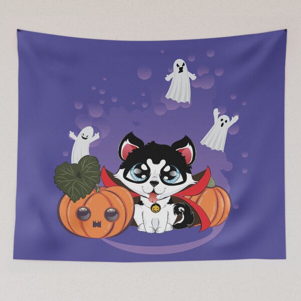 Item preview, Count Huskula with ghosts  designed and sold by AnnArtshock.