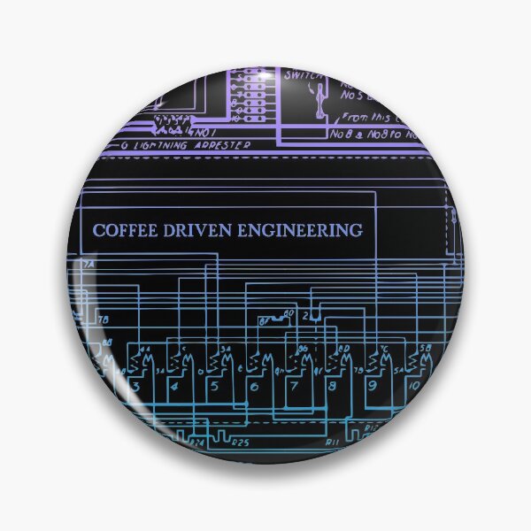 Item preview, Vaporwave Coffee Driven Engineering Train Systems Circuit Blueprint Diagram designed and sold by WetdryvacRB01.