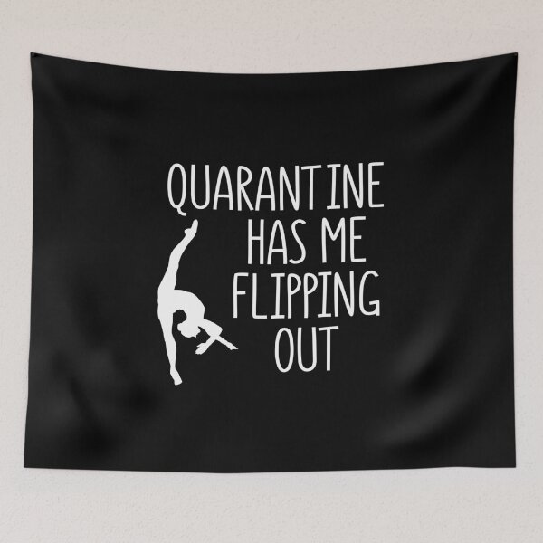 Item preview, Quarantine Has Me Flipping Out  designed and sold by Merch By ika.