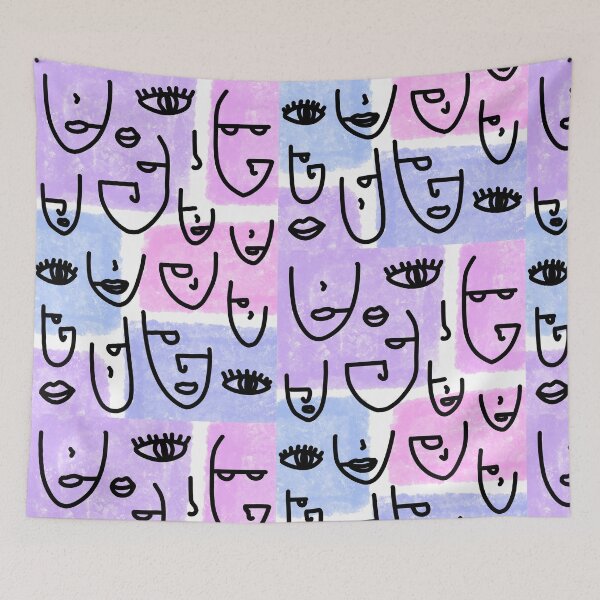 Item preview, faces || whatthemichelle  designed and sold by whatthemichelle.