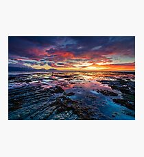 Kaikoura Dawn Blush Photographic Print