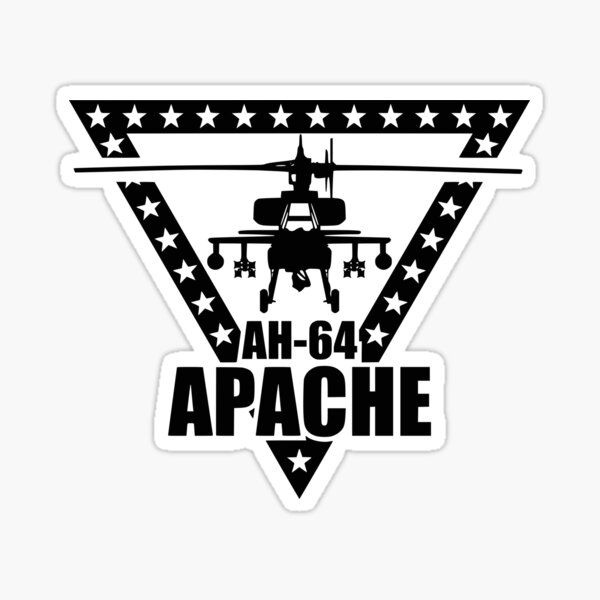 Vista previa del artículo con la obra «Apache AH-64», diseñado y vendido por StrongVlad.