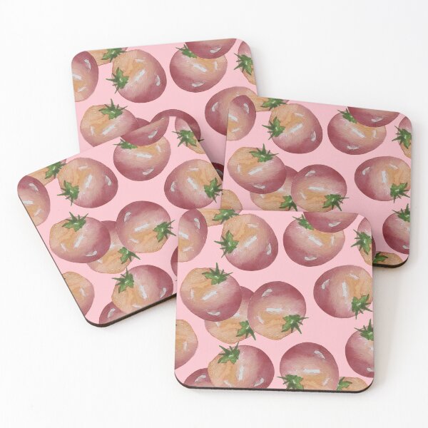 Artikelvorschau, Tomatenhintergrund rosa entworfen und verkauft von SaraPatterns.
