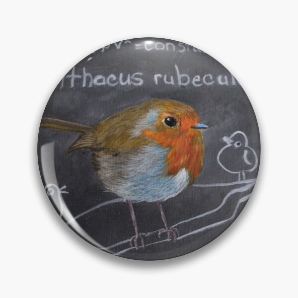 Artikelvorschau, Englisch Robin in der Schule Original Art entworfen und verkauft von mary hughes.