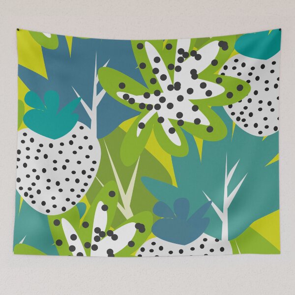 Item preview, Fresas blancas y hojas verdes designed and sold by cocodes.