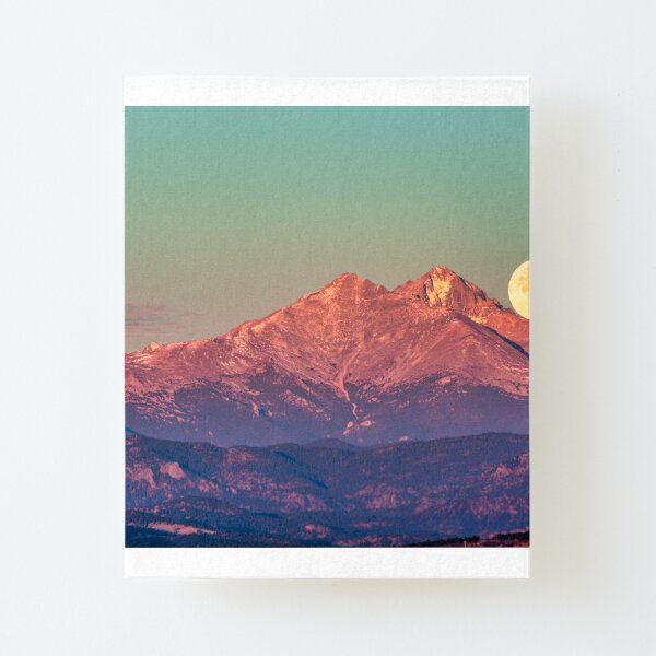 The Moon Turns To Sleep Canvas Mounted Print