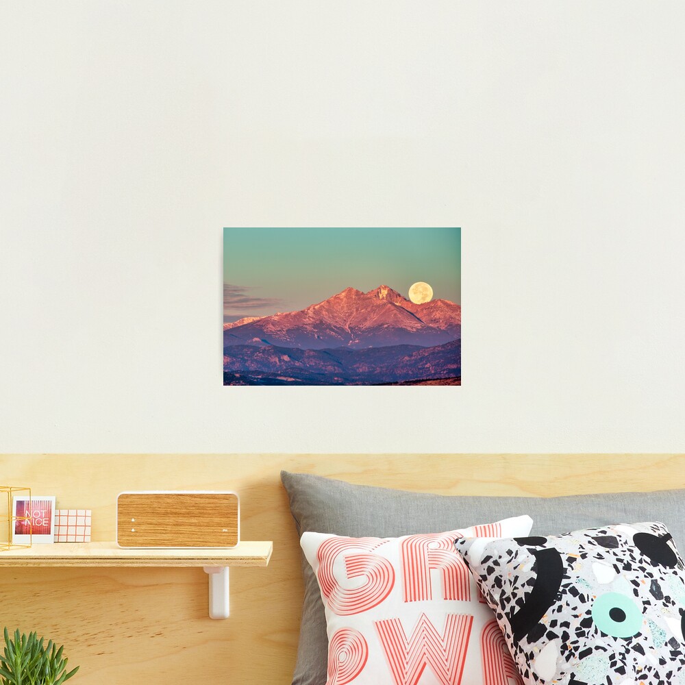 The Moon Turns To Sleep Photographic Print