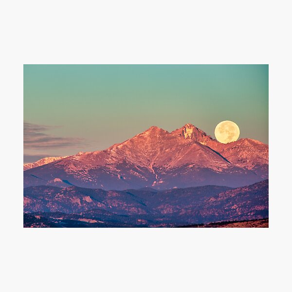 The Moon Turns To Sleep Photographic Print
