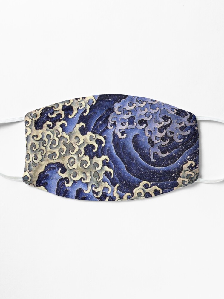 Alternate view of HOKUSAI. Masculine wave. Mask