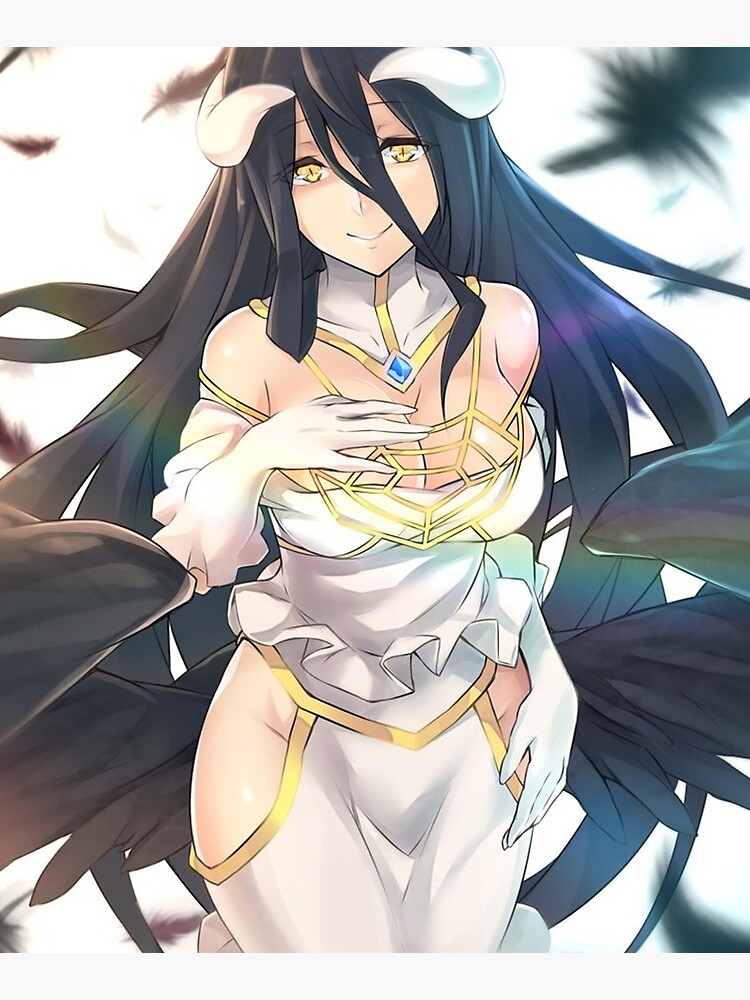 Albedo In Her Black Dress (art by infukun) : r/overlord