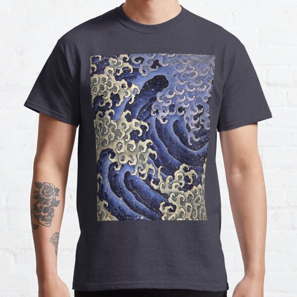 HOKUSAI. Masculine wave. Classic T-Shirt