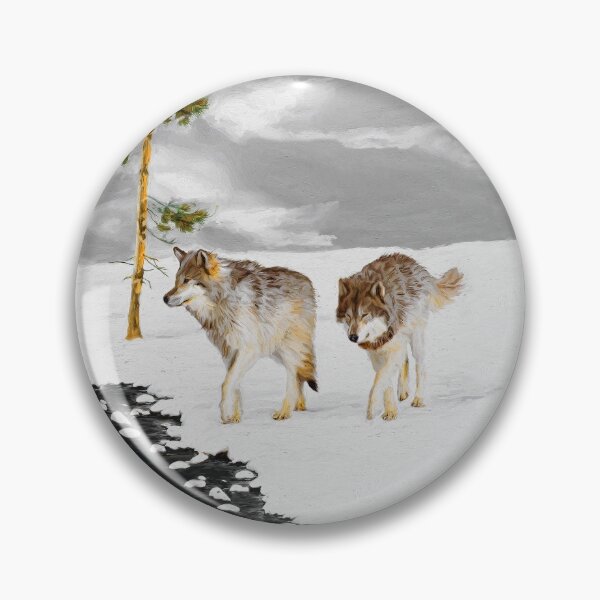 Item preview, Wolves in Snow designed and sold by alpendesigns.