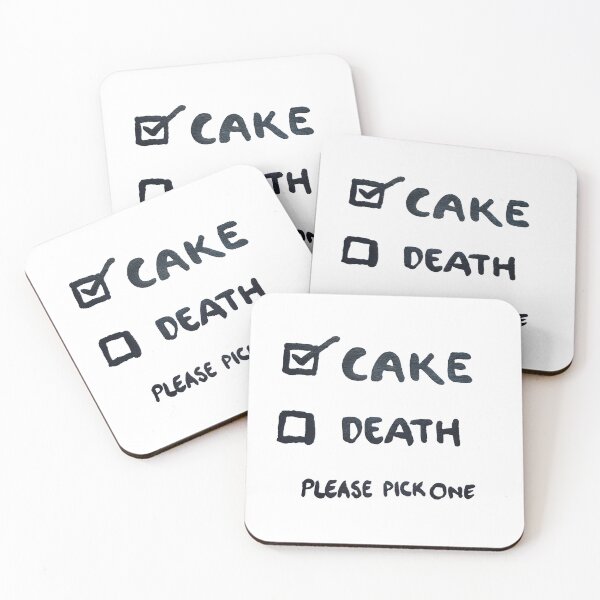 Item preview, Cake or Death tick boxes - cake please! designed and sold by TillaCrowne.