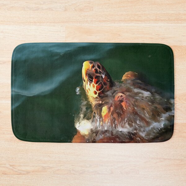 Item preview,  Loggerhead Sea Turtle Artistic Portrait designed and sold by taiche.