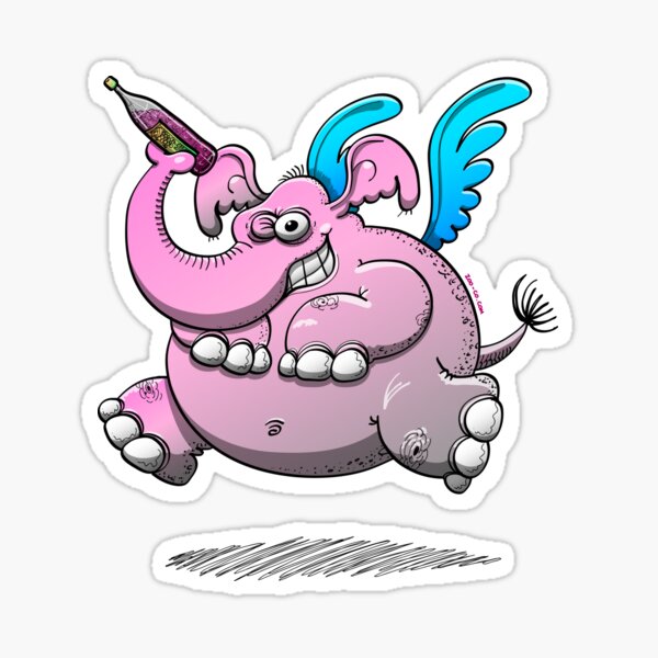 Delirium Tremens Elephant Sticker